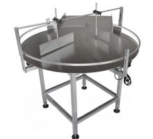 To'liq avtomatik shisha Unscrambler Dinamik aylanadigan ishchi stol